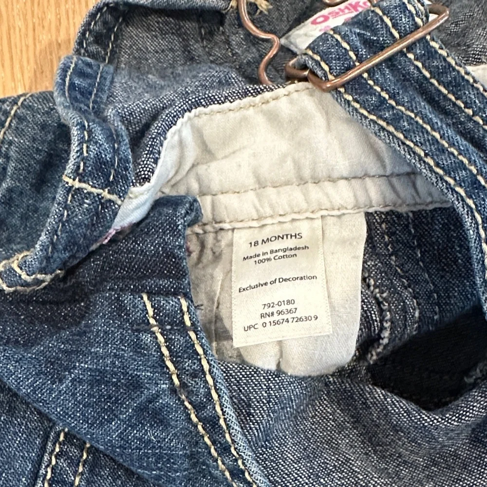 OshKosh B’gosh Denim Overalls